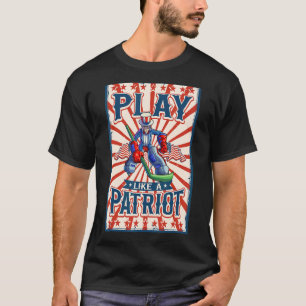 Camiseta Tío Sam 4 De Julio Mujeres Hombres Bandera Estadou