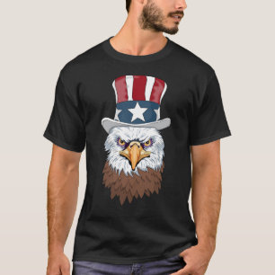 Camiseta Tío Sam Águila Calva Estadounidense