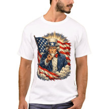 Tío Sam Apuntando con Bandera Americana – Pa Vinta