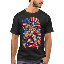 Tío Sam Bandera Patriótica Americana