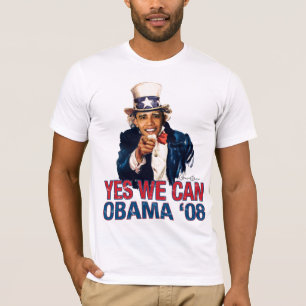 Camiseta Tío Sam - Barack Obama 08 PODEMOS SÍ