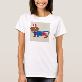 Camiseta Tío Sam Dachshund