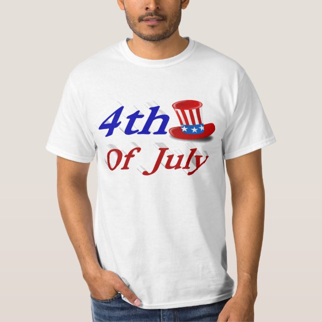 Camiseta Tío Sam del 4 de julio (Anverso)