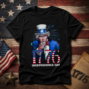 Camiseta Tío Sam Día de la Independencia 1776