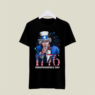 Camiseta Tío Sam Día de la Independencia 1776