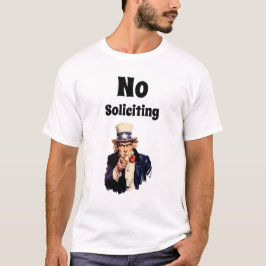 Camiseta Tío Sam dice que no se solicite