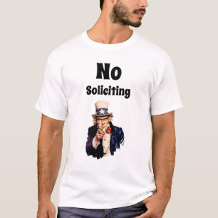 Camiseta Tío Sam dice que no se solicite