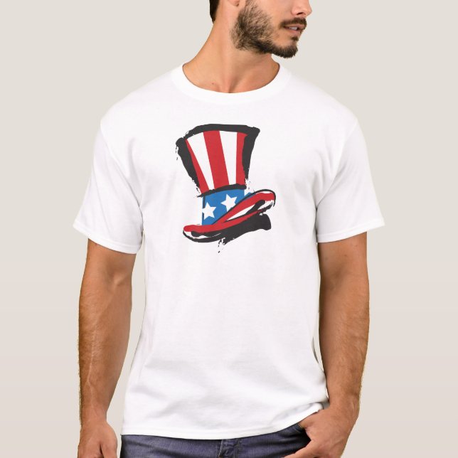 Camiseta Tío Sam Gorra (Anverso)