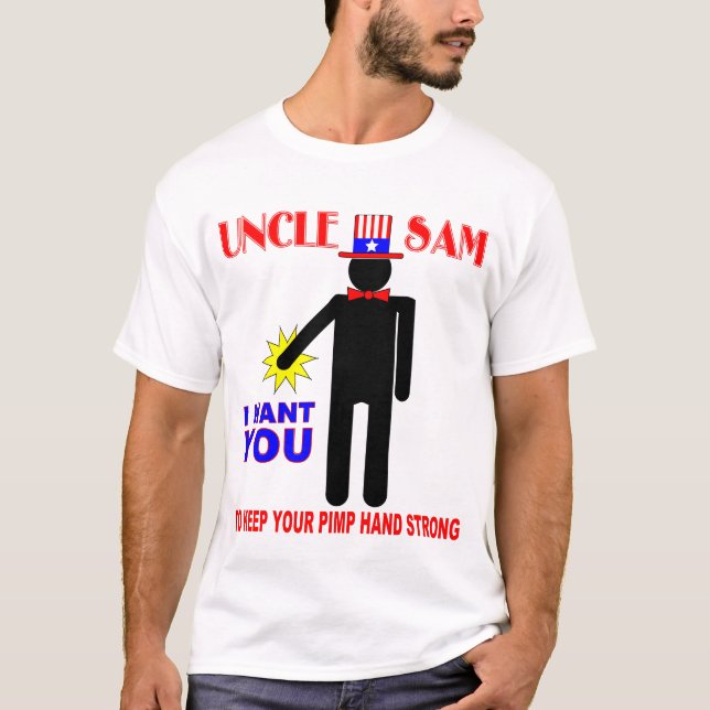 CAMISETA TÍO SAM, LE QUIERO (Anverso)