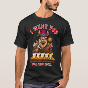 Camiseta Tío Sam Llama Pisco Sour Inka 1821 Perú
