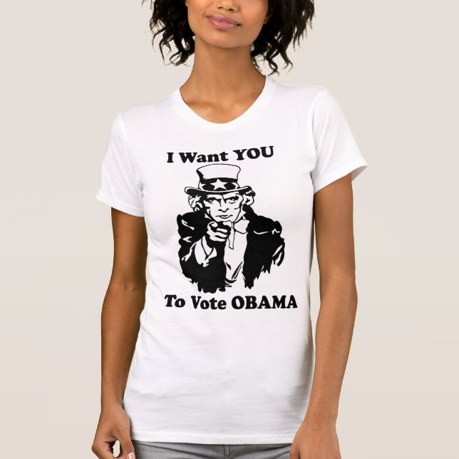 Camiseta Tío Sam Obama (Anverso)