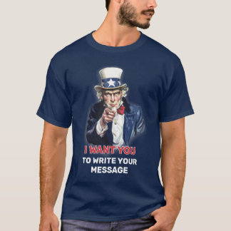 Camiseta Tío Sam Recrutando