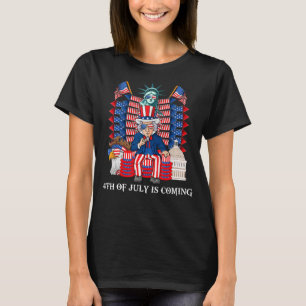 Camiseta Tío Sam Throne 4 De Julio Ee.Uu. Niños Patrióticos