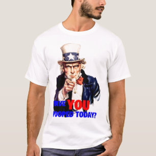 Camiseta Tío Sam - tiene USTED pooped hoy