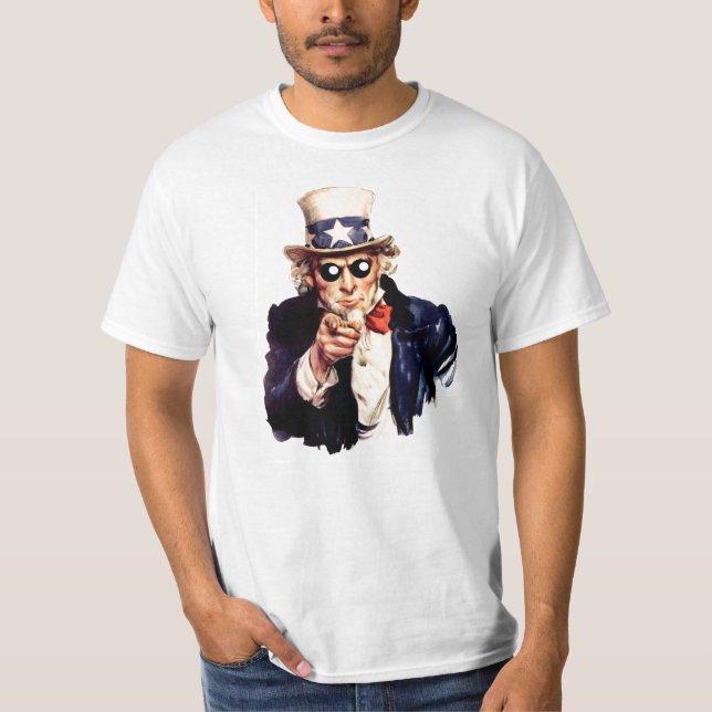 Camiseta Tío Sam Toby Eyes (Anverso)