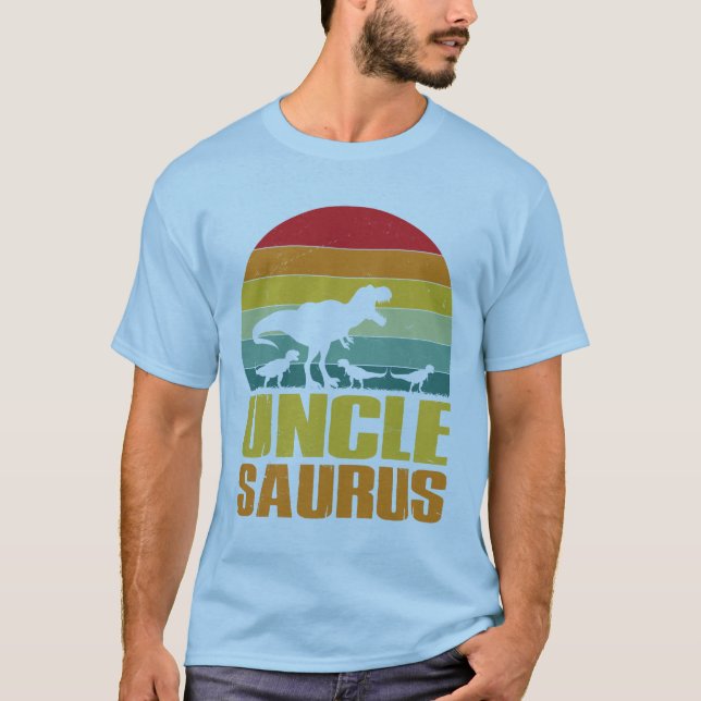 Camiseta tío saurio dinosaurio (Anverso)