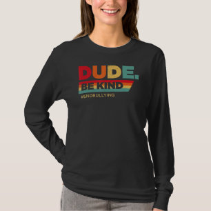 Camiseta Tío Sé amable Naranja del Día de la Unidad Anti bu