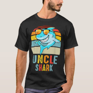 Camiseta Tío Shark Shirt Shark, familia feliz Día de la Mad