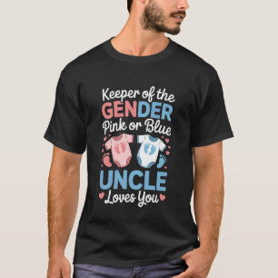 Camiseta Tío te ama regalo para baby shower niño niña