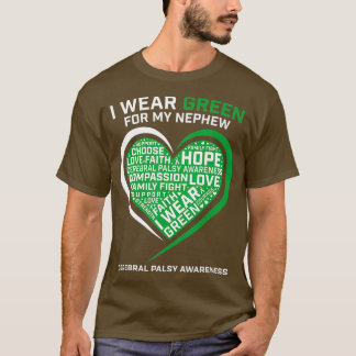 Camiseta Tío tía Cinta Verde regalo de sobrino cerebral