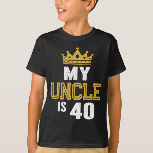 Camiseta Tío tiene 40 años idea para el 40 cumpleaños del t