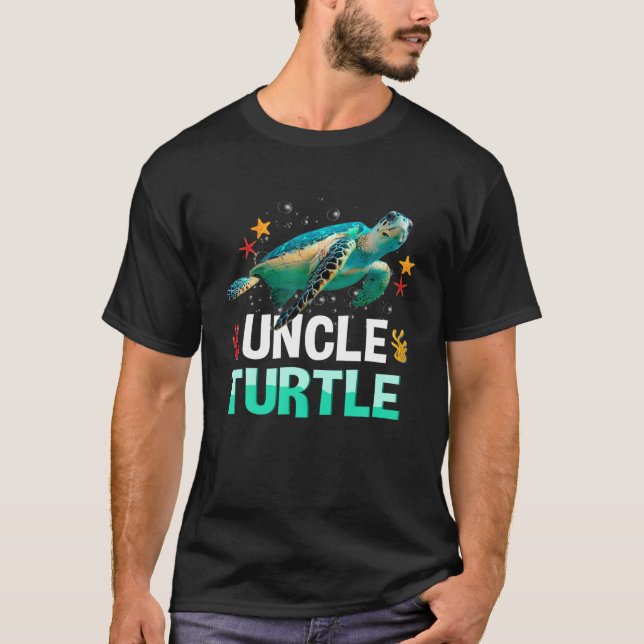 Camiseta Tío Turtle Familia Matando Turtles Amante Padres (Anverso)