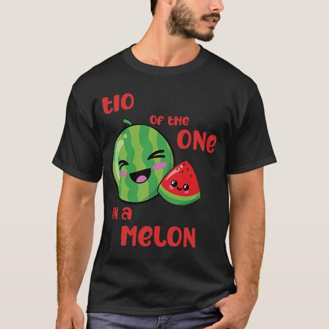 Camiseta Tío uno en melón de cumpleaños melón de melón G (Anverso)