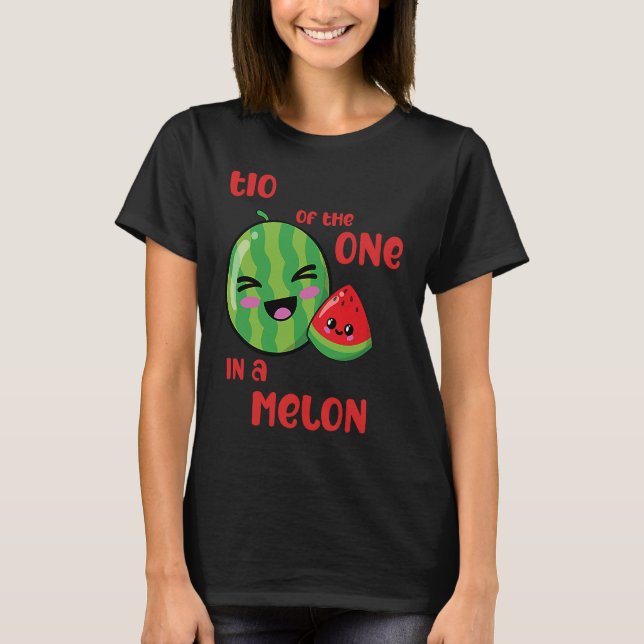 Camiseta Tío uno en melón de cumpleaños melón de melón G (Anverso)