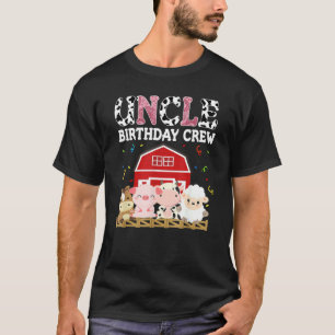 Camiseta Tío Vaca Nacimiento Cristal Tema Animales Niños Bi