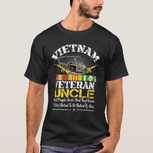 Camiseta Tío Veterano Criado Por Mi Héroe Militar