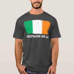 Camiseta Tiocfaidh Ar La Ireland Flag Retro Vintage