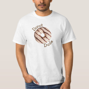 Camiseta Tíos de amor dulce Donut Colas masculinas