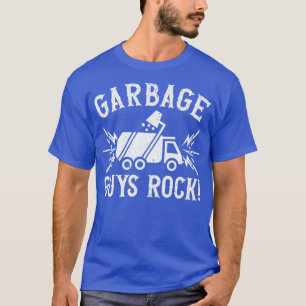 Camiseta Tíos de la basura Camiones de rock Recolector de b