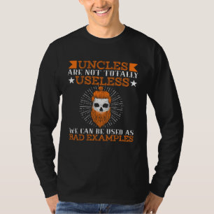 Camiseta Tíos Ejemplos Malos Totalmente Inútiles Día del Pa