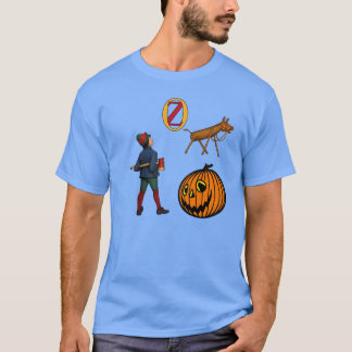 Camiseta Tip, Jack Pumpkinhead y el Sawhorse de Oz