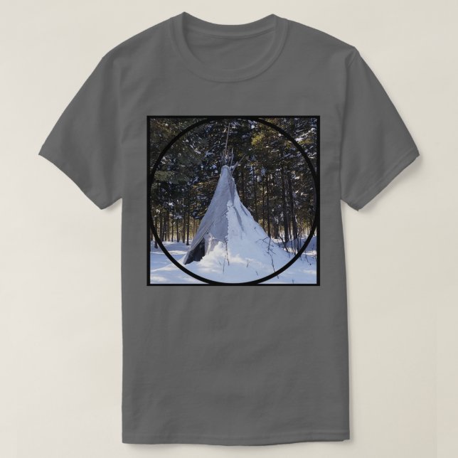 Camiseta Tipi nativo (Diseño del anverso)