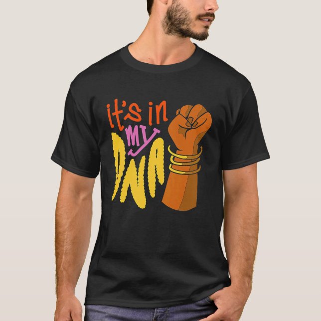 Camiseta Típico Pino Orgulloso Africano BLM (Anverso)