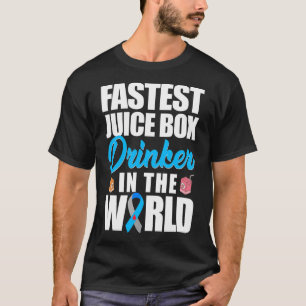 Camiseta Tipo 1 Conciencia sobre la diabetes Caja de jugo m
