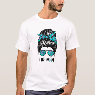 Camiseta Tipo 1 Conciencia sobre la diabetes T1D Mamá Messy