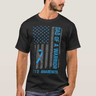 Camiseta Tipo 1 Conciencia sobre la diabetes T1d Papá De Ti