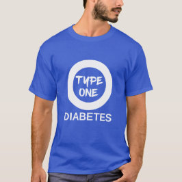 Camiseta Tipo 1 diabetes círculo mundo diabetes día