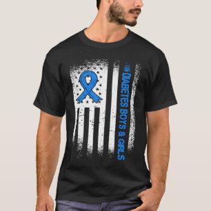 Camiseta Tipo 1 Diabetes Niños y Chicas Diabetes Cinta y Am
