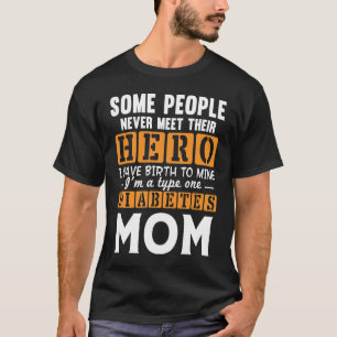 Camiseta Tipo 1 Diabetes T1D Diabéticos