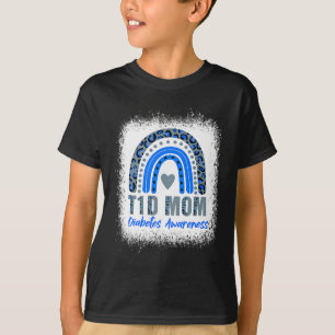 Camiseta Tipo 1 Diabetes T1d Mamá Diabetes Sensibilización