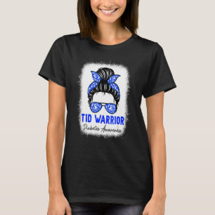 Camiseta Tipo 1 Guerrero de la Diabetes T1D Mes de Concienc