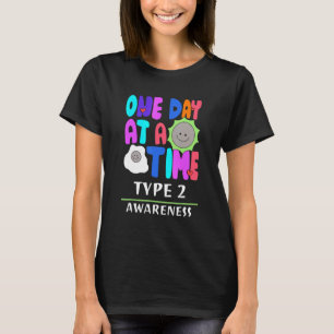 Camiseta Tipo 2 Concienciación sobre la diabetes para mujer
