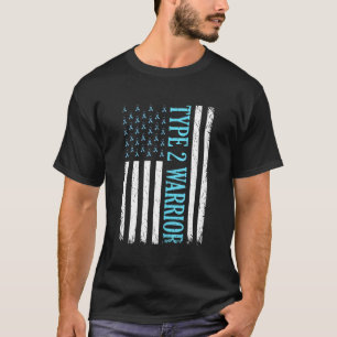 Camiseta Tipo 2 Guerrero Diabetes Conciencia Diabética Rega