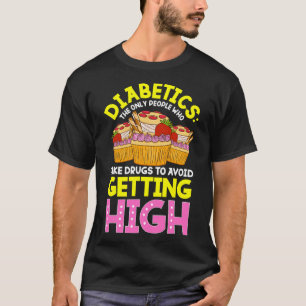 Camiseta Tipo 2 Sensibilización sobre la diabetes Tasa de D