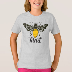 Camiseta Tipo de abeja  Ser amable  Ornate Bee