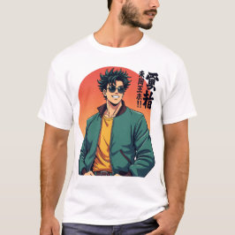 Camiseta Tipo de Anime Retro de Guay - Estética elegante de